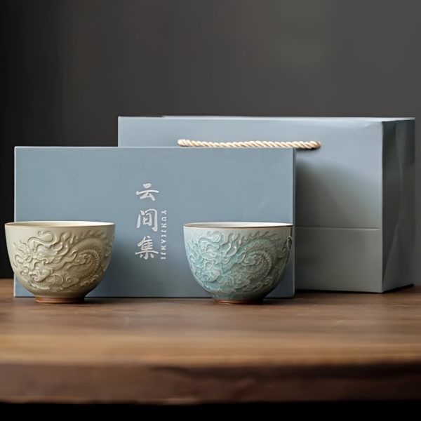 1-13.jpg Hand-carved Auspicious Dragon Ice Crackle Glaze Ceramic Chinese Gongfu Tea Cup