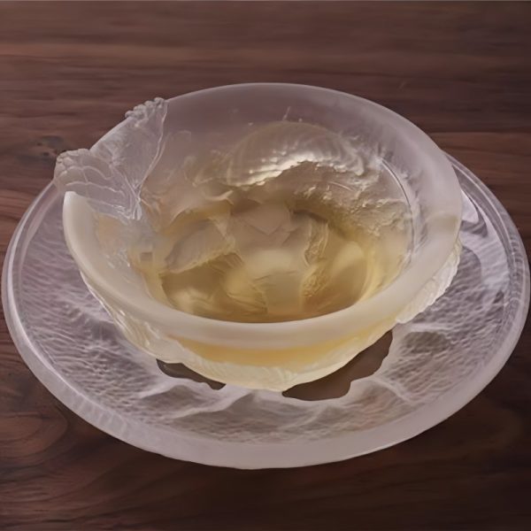 Vintage Chinese Gongfu Tea Cup Colored Glaze Dragon Entwined Tea Cup