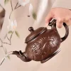 222.webp The Spirit of the Dragon and Horse Brown Yixing Clay Teapot with Dragon Spout Strainer