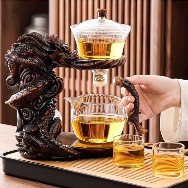 3-41.jpg Premium Brown Resin Vintage Lazy Dragon and Phoenix Semi-Automatic Antique Tea Set