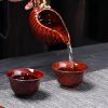 4-39.jpg Vintage Exquisite Ceramic Opulent Red Double Dragon Gilding Tea Set