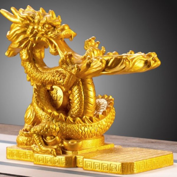 Glass Teapot with Gold Dragon Design and Stainless Steel Infuser