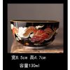 4-5-2.jpg Year of The Dragon Elegant Black Glaze Hand Painted Red Dragon Chinese Ceramic Tea Cup