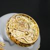 4-6-2.jpg Ink White Jade Colored Glaze Chinese Chawan Tea Cup Inlaid with Golden Dragon