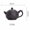 5-27.jpg Large Chinese Purple Clay Teapot with Auspicious Dragon and Floating Clouds Pattern