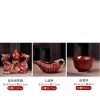 5-42.jpg Vintage Exquisite Ceramic Opulent Red Double Dragon Gilding Tea Set