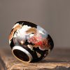 5-6-1.jpg Year of The Dragon Elegant Black Glaze Hand Painted Red Dragon Chinese Ceramic Tea Cup