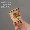 5-8.jpg Enamel Color Hand Painted Chinese Dragon Ceramic Bell Cup