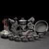 7-4.jpg Delicate Vintage Porcelain Phoenix and Dragon Pattern Semi-Automatic Lazy Tea Set