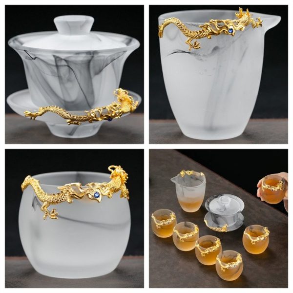 Gaiwan26-01.jpg Large Inlaid Pure Gold Dragon Ink White Jade Frosted Crystal Gaiwan Tea Set