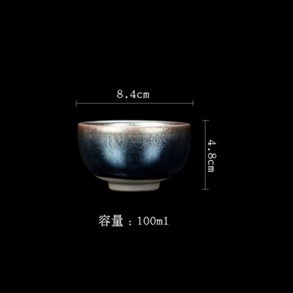 Golden-Gilded-Dragon-and-Fish-Jian-Zhan-Pottery-Tea-Cup-2.jpg Inlaid Golden Dragon Classic Tenmoku Jian Zhan Pottery Tea Cup