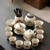 Ru-Kiln-Chinese-Hand-Painted-Colored-Dragon-Theme-Tea-Ceremony-Sets-for-Sale-4.jpg Elegant Ru Kiln Hand Painted Colored Dragon Theme Refined Chinese Ceramic Tea Ceremony Set