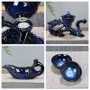 Semi-Automatic-Lazy-Tea-Set05.jpg Blue Glaze Kiln-turning Ceramic Dragon Themed Semi Automatic Lazy Tea Set