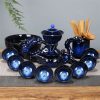 Semi-Automatic-Lazy-Tea-Set08.jpg Blue Glaze Kiln-turning Ceramic Dragon Themed Semi Automatic Lazy Tea Set