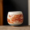 a-12-1.jpg Alum Red Underglaze Color Hand-painted Dragon Chinese Dragon Tea Cup