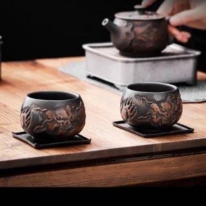 a-12.jpg Authentic Hand-carved Embossed Chinese Dragon Jianshui Purple Pottery Tea Cup