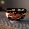 a-15.jpg Year of The Dragon Elegant Black Glaze Hand Painted Red Dragon Chinese Ceramic Tea Cup