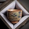 a-7-1.jpg Year of The Dragon Hand Painted Ceramic Tea Cup With Dragon Spraying Water Pattern