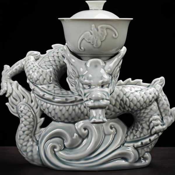 b-28.jpg Year of the Dragon Chinese Lazy Semi-Automatic Porcelain Tea Set with Delicate Dragon Design