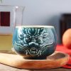 b-3-1.jpg Vintage Dragon Head Pattern Chinese Chawan Kung Fu Tea Ceremony Cup