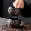 b-8.jpg Creative Zisha Pottery Chinese Dragon Master Tea Cup With Relief Auspicious Dragon Figurines