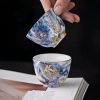 c-2.jpg Hand Painted Gold Inlaid Blue Dragon Ceramic Gong Fu Tea Cup