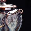Vintage Porcelain Kiln Change Gongfu Dragon Teapot With Color Changing Chinese Dragon Pattern
