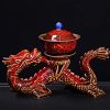 c-29.jpg Handmade Antique Chinese Red Kiln Change Lazy Semi-Automatic Dragon Themed Porcelain Tea Set