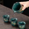 c-43.jpg Luxury Vintage Chinese Green Ice Crackle Glaze Gongfu Tea Pot Set with Gold Inlaid Jade Dragon and Phoenix