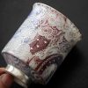 d-19.jpg Sterling Silver Glaze Hand Painted Dragon Antique Japanese Porcelain Tea Cups