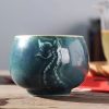 d-3-1.jpg Vintage Dragon Head Pattern Chinese Chawan Kung Fu Tea Ceremony Cup