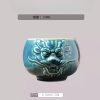 e-3-1.jpg Vintage Dragon Head Pattern Chinese Chawan Kung Fu Tea Ceremony Cup
