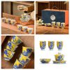 Best Jingdezhen Royal Painted Dragon Porcelain Antique Chinese Gaiwan Tea Set