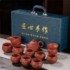 yixing-tea-set01.jpg Best Chinese Yixing Clay Zisha Tea Set with Dragon Theme for Sale