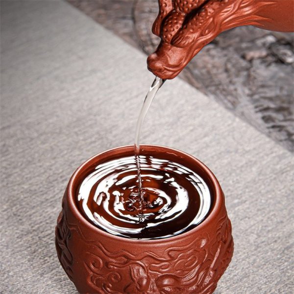 yixing-tea-set05.jpg Best Chinese Yixing Clay Zisha Tea Set with Dragon Theme for Sale